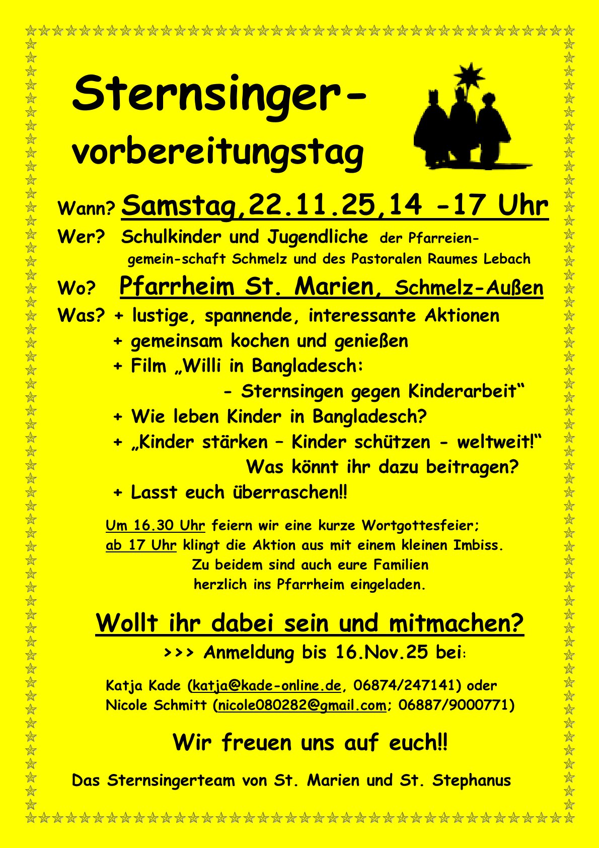 Sterns-Aktionstag 25 Plakat Werbung