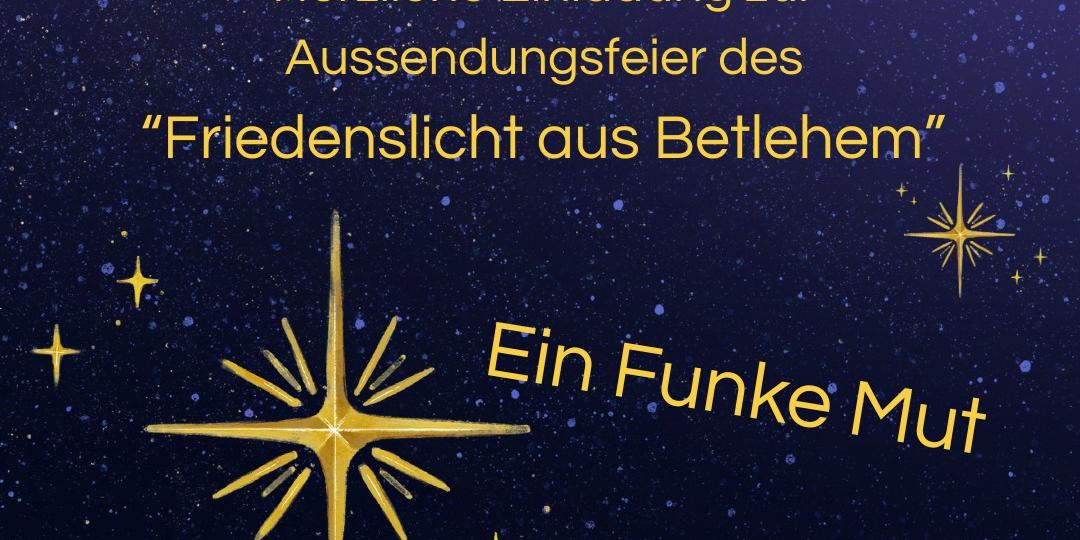 Einladung Licht von Betlehem