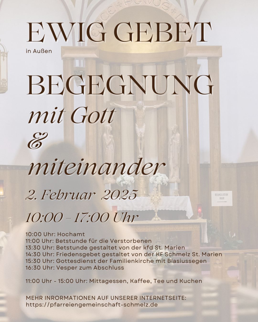 Ewig GEBET - Programm
