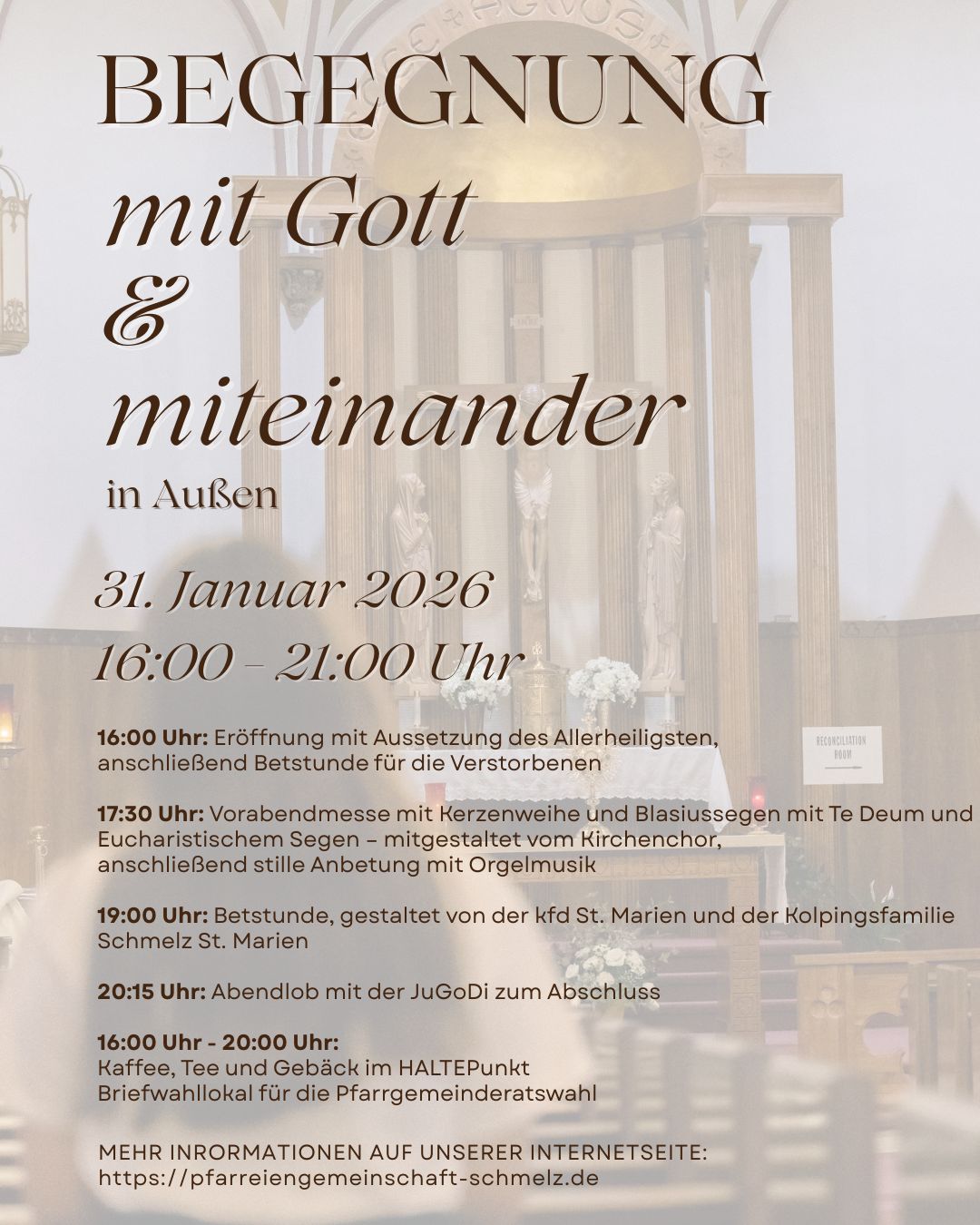 Begegnung mit Gott und miteinander