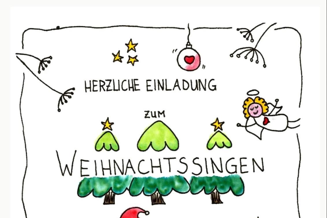 Einladung zum Weihnachtssingen