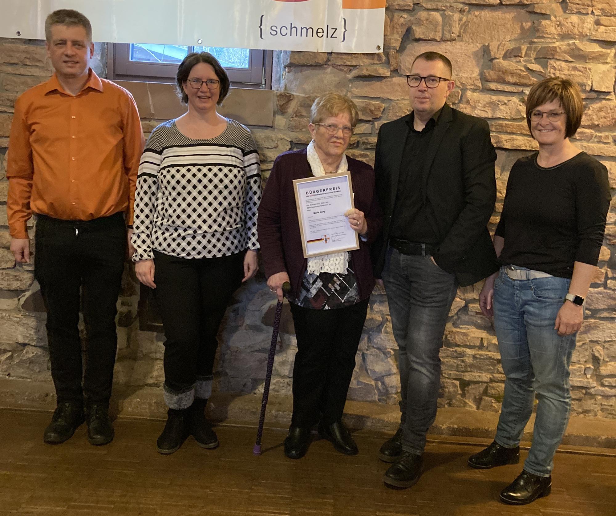 v.l.n.r.: Dirk und Ramona Trotzki, Maria und Thomas Lang, Dr. Katharina Hilker