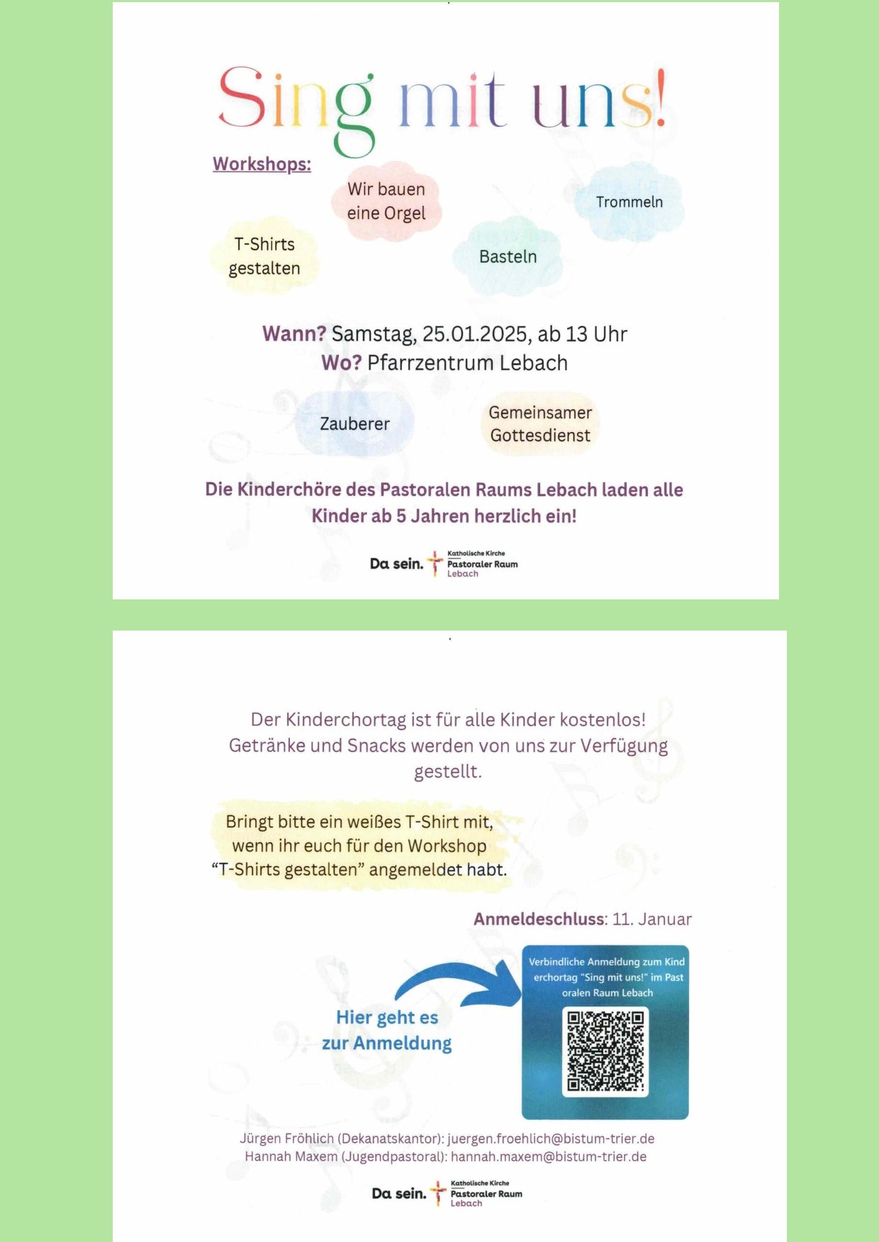 Plakat Kinderchortag 2025
