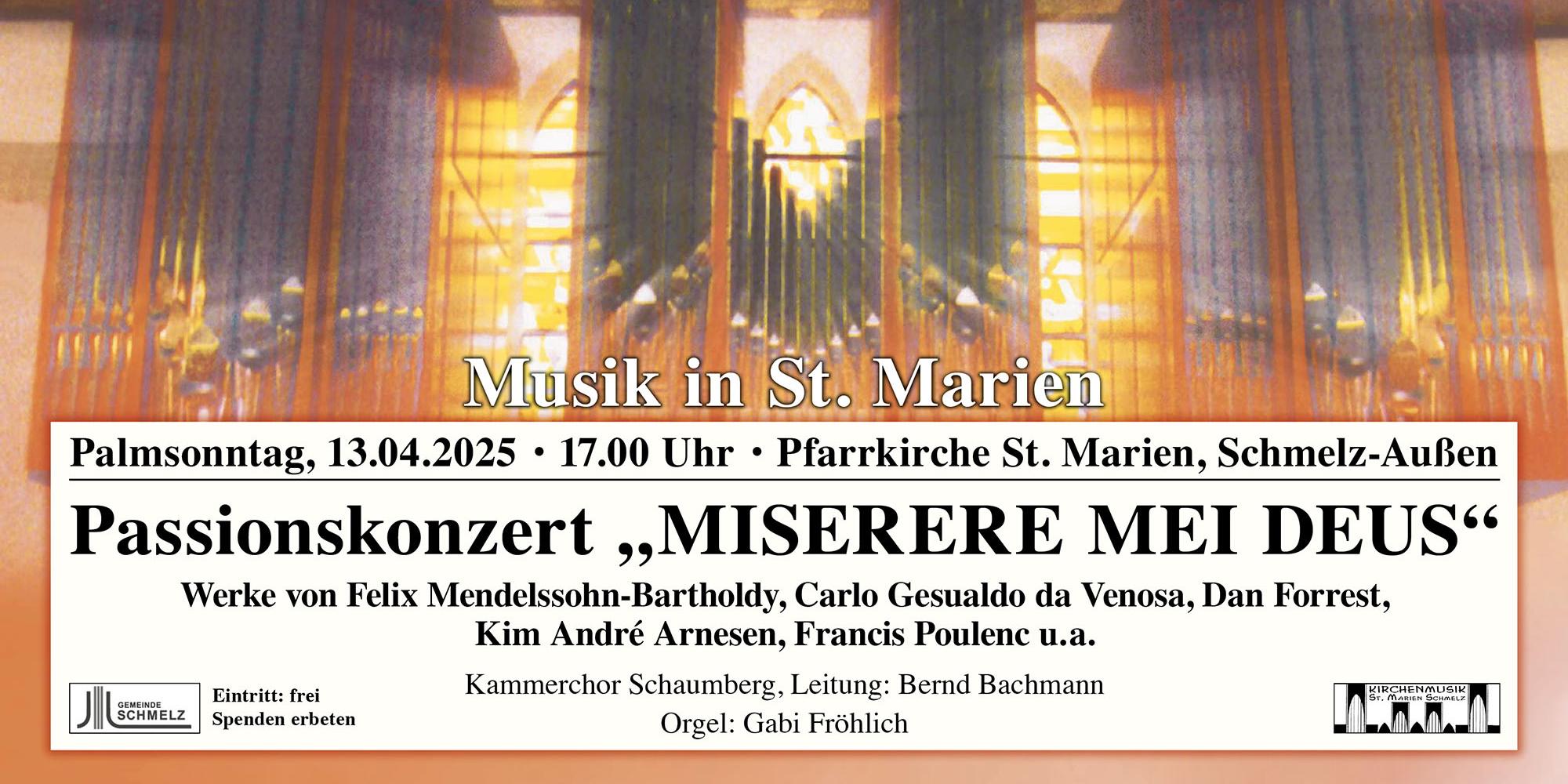 'Musik in St.Marien' - Passionskonzert
