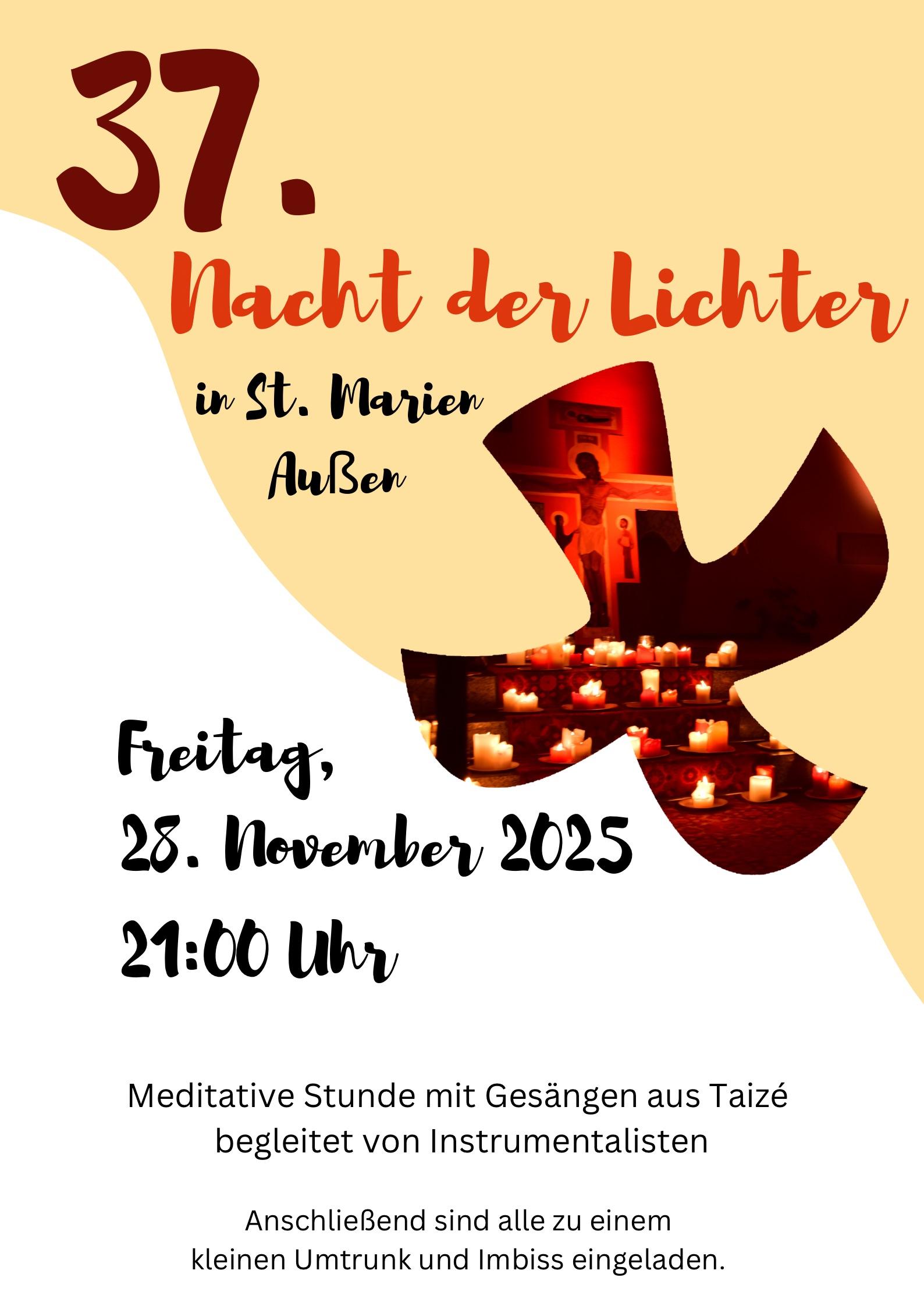 Plakat 37. Nacht der Lichter