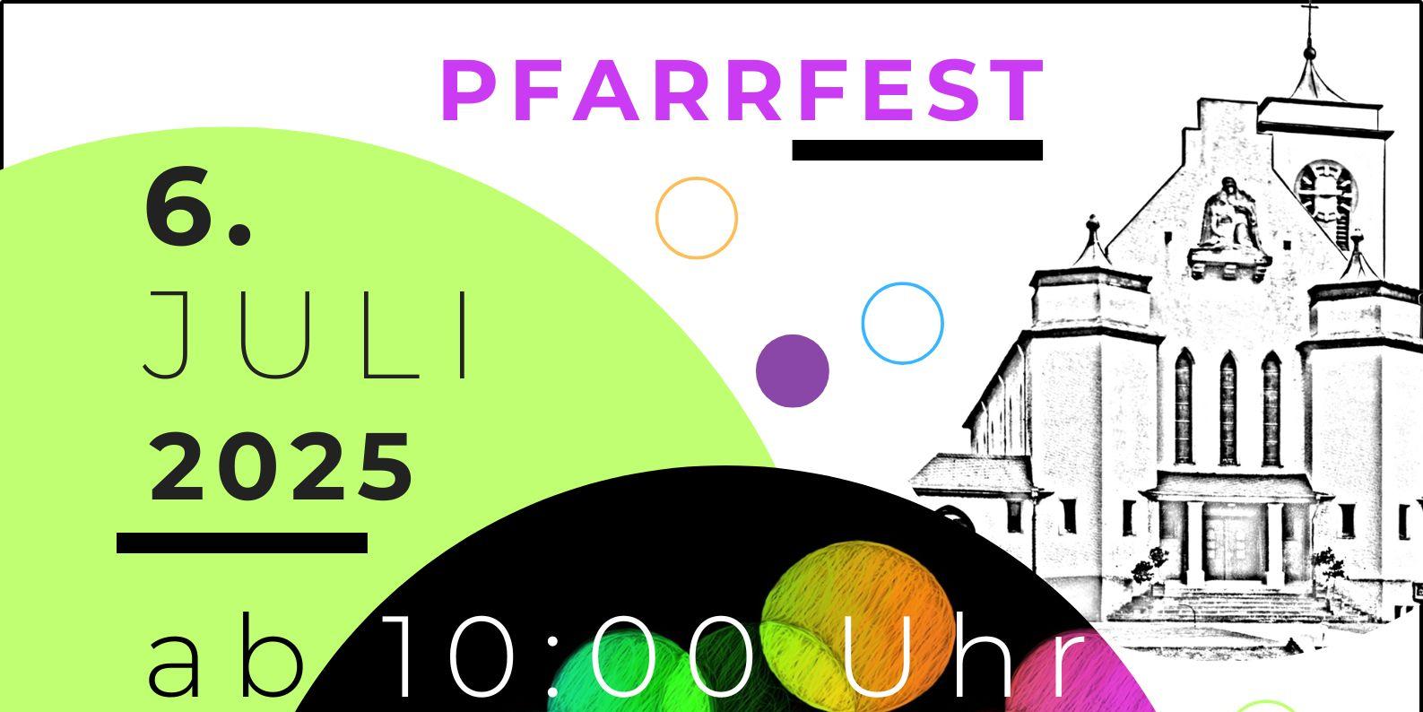 Plakat Pfarrfest Außen 2025
