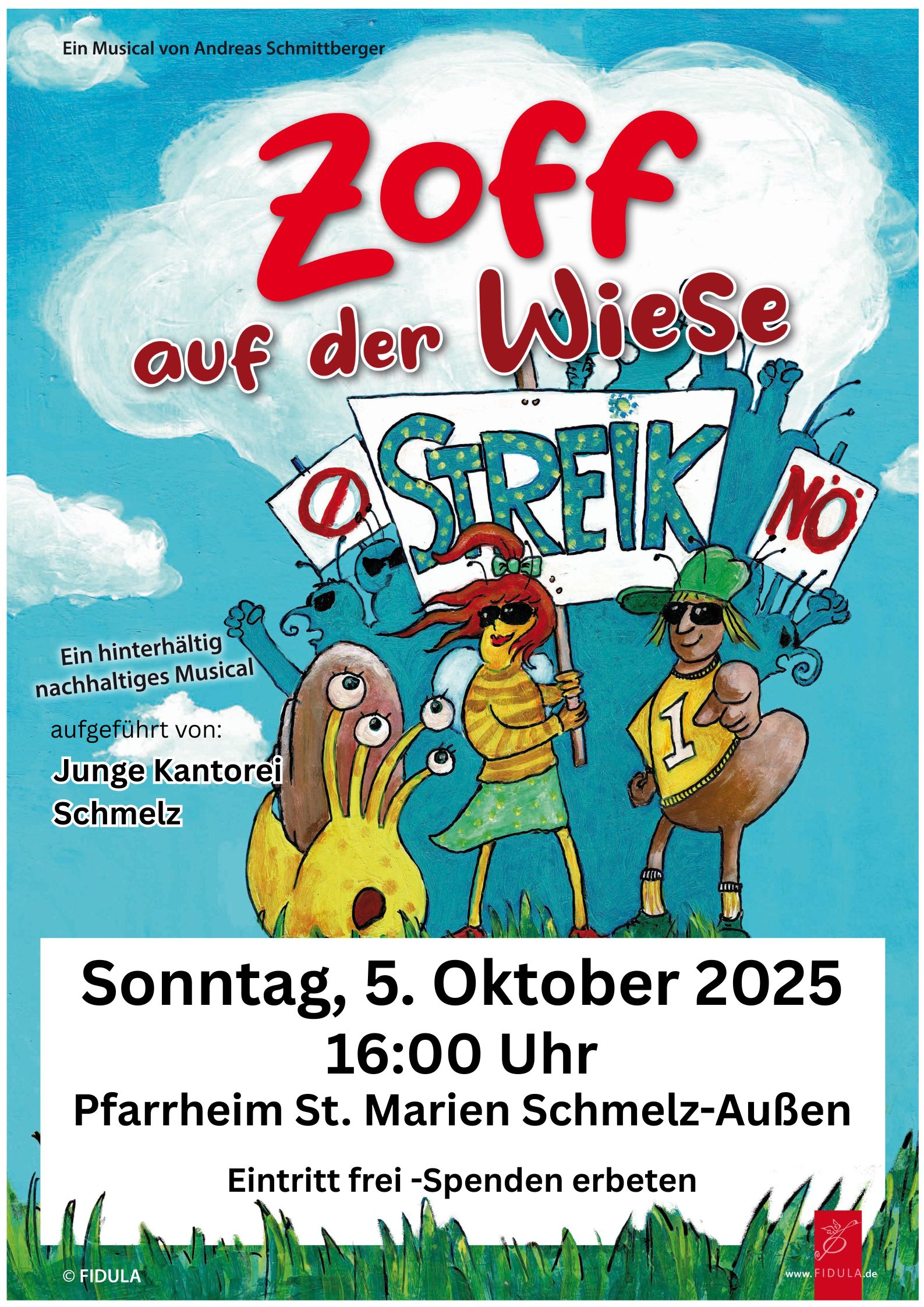 Zoff auf der Wiese - ein Musical von Andreas Schmittberger