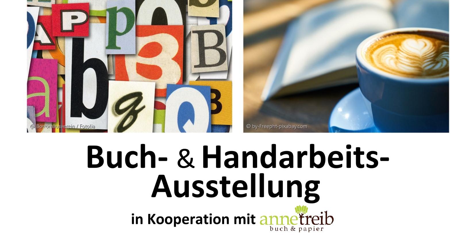Buchausstellung Handarbeitsaustellung der Bücherei St. Marien Schmelz-Außen