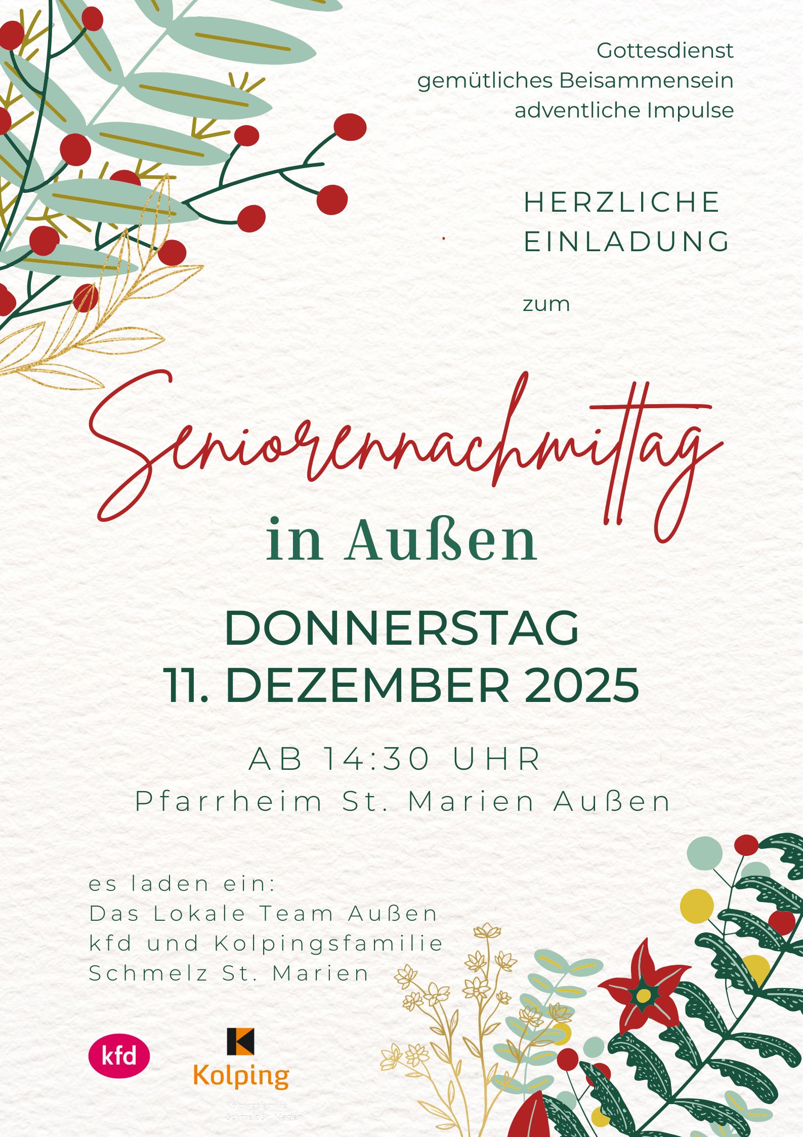 Seniorennachmittag im Advent