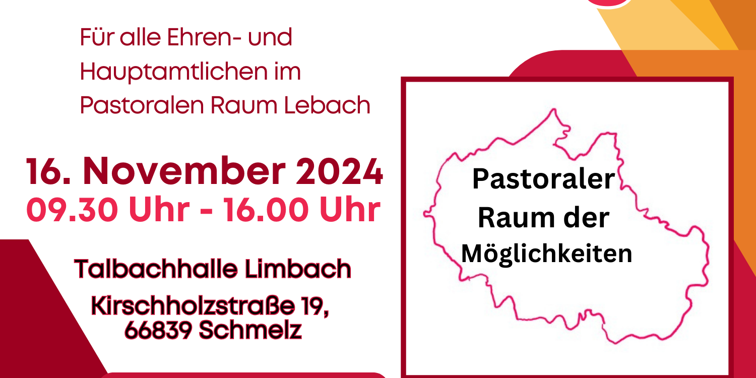 Einladung Synodalversammlung Pastoraler Raum Lebach