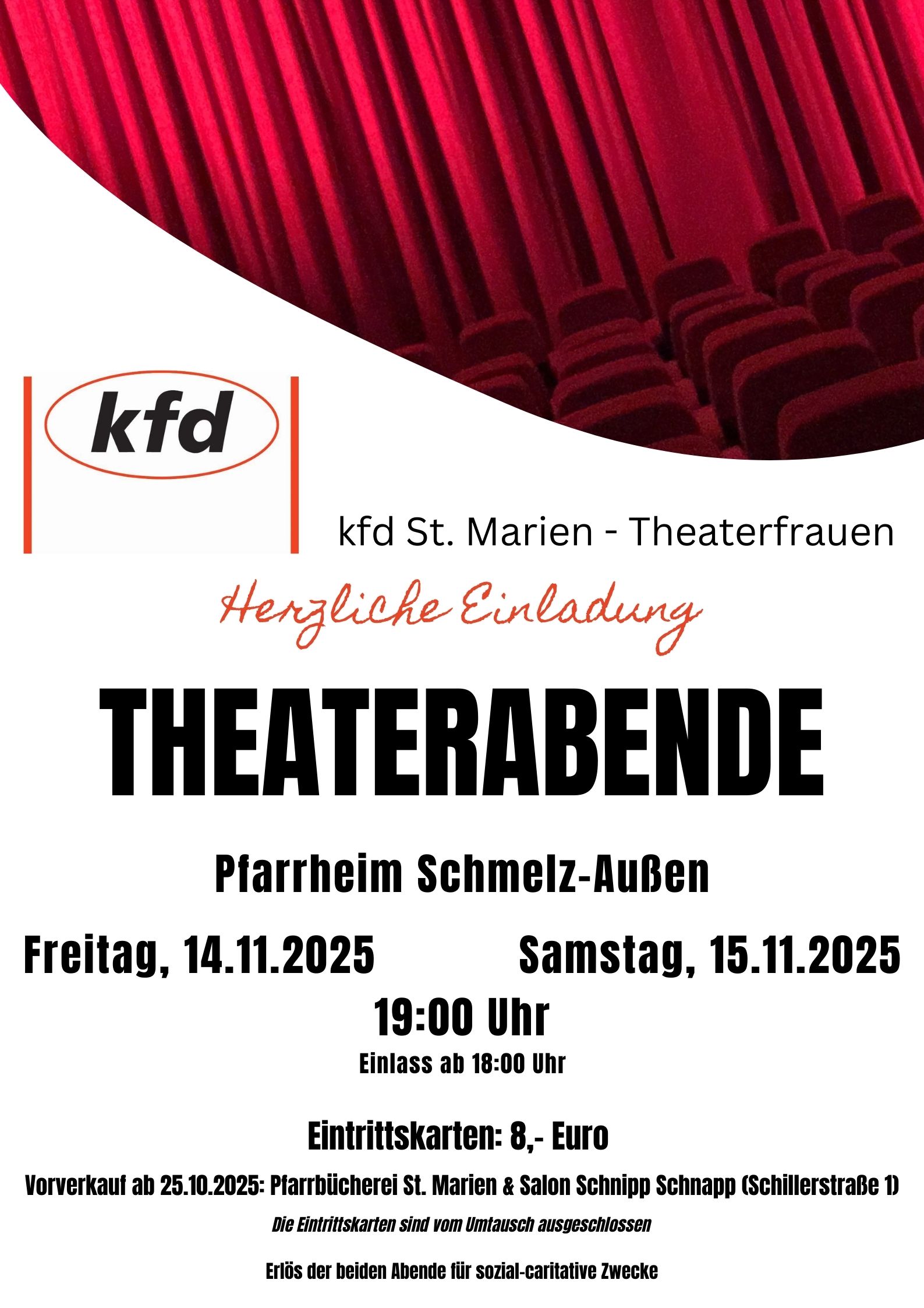 Theaterabende der kfd St. Marien