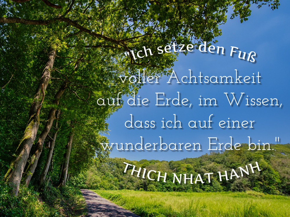 Einladung achtsamer Morgenspaziergang